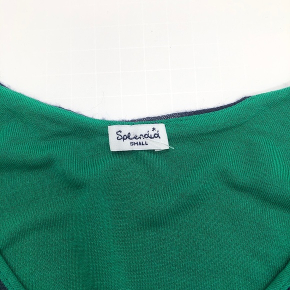 Splendid Shirt - two layer shirt - striped navy and green - size S - Picture 5 of 7